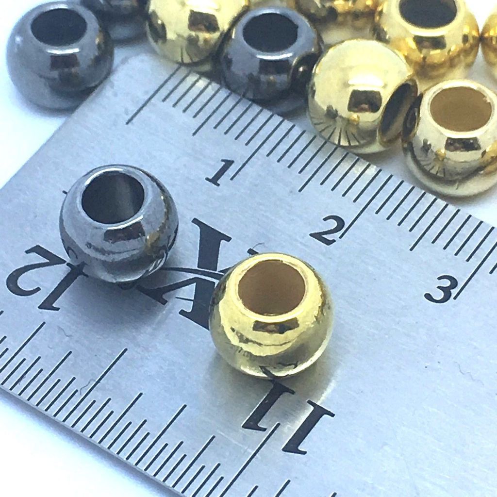 ROUND Metal cord end Toggles Clothing Draw String Pull Cord Hoodie Ends